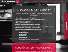 Tablet Screenshot of havassy-motorsport.hu